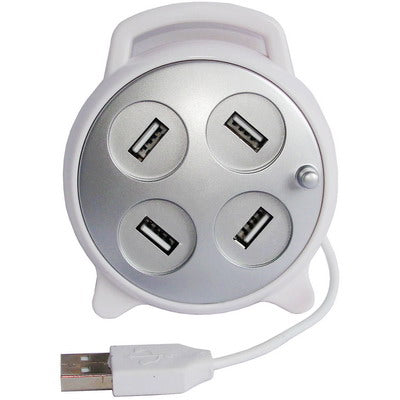 4 Port USB HUB(White)
