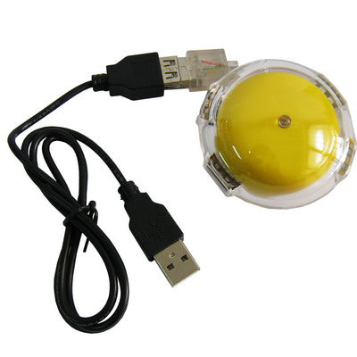 4 Ports USB HUB(Yellow)