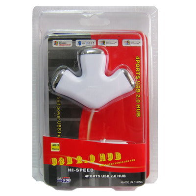 HI-Speed 3 Ports USB 2.0 HUB(White)