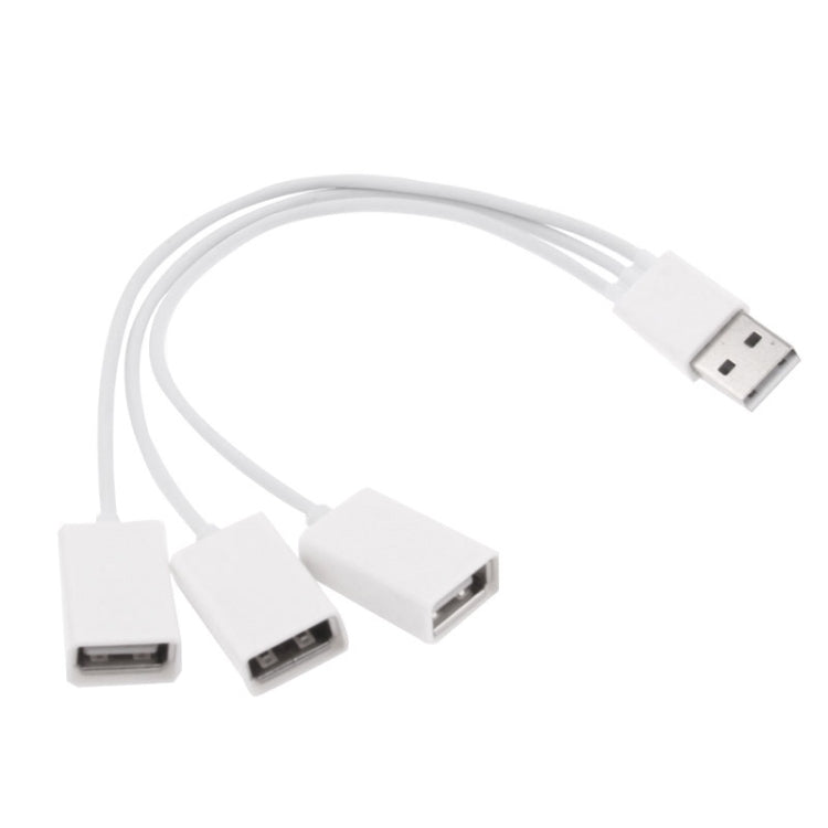 High Performance 3 Port USB 2.0 HUB(White)