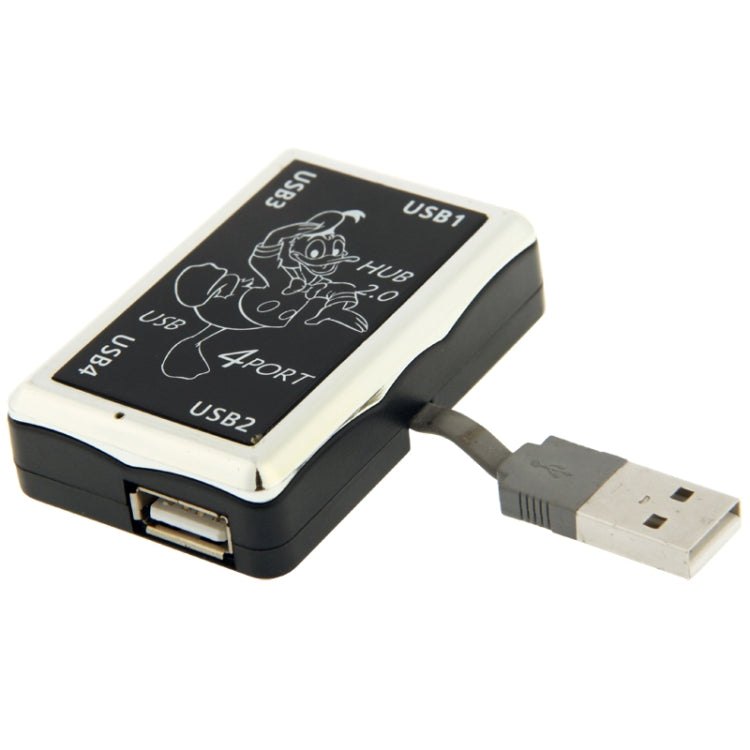 Donald Duck Pattern 4 Ports USB 2.0 High Speed Hub