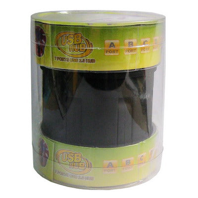 Hi-Speed 7 Ports USB 2.0 HUB(Black)