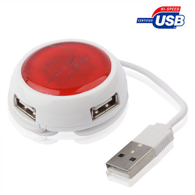 Hi-speed 4 Ports USB 2.0 HUB, Plug and Play