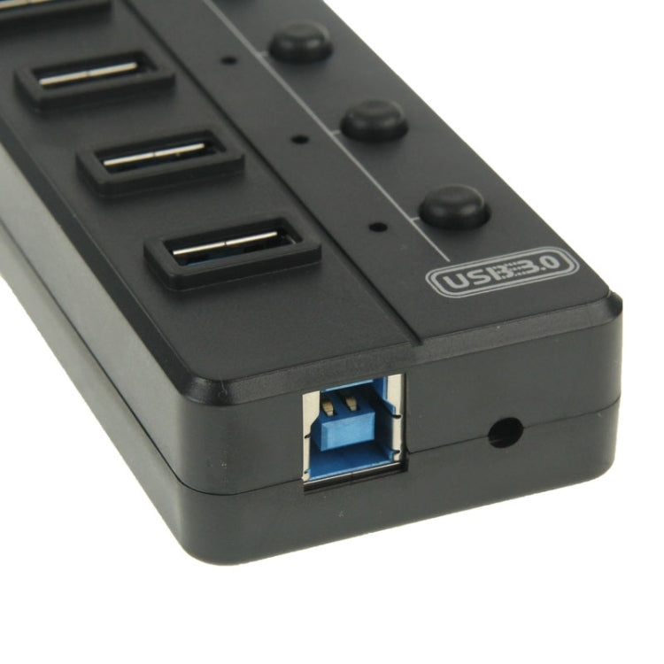 5Gbps Super Speed 8 Ports USB HUB with LED Indication & Power Switches