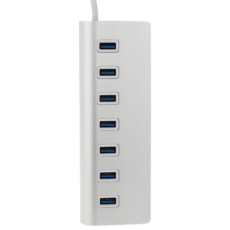 High Speed 5Gbps 7 Ports USB 3.0 HUB Portable Aluminum USB Splitter, Support 2TB