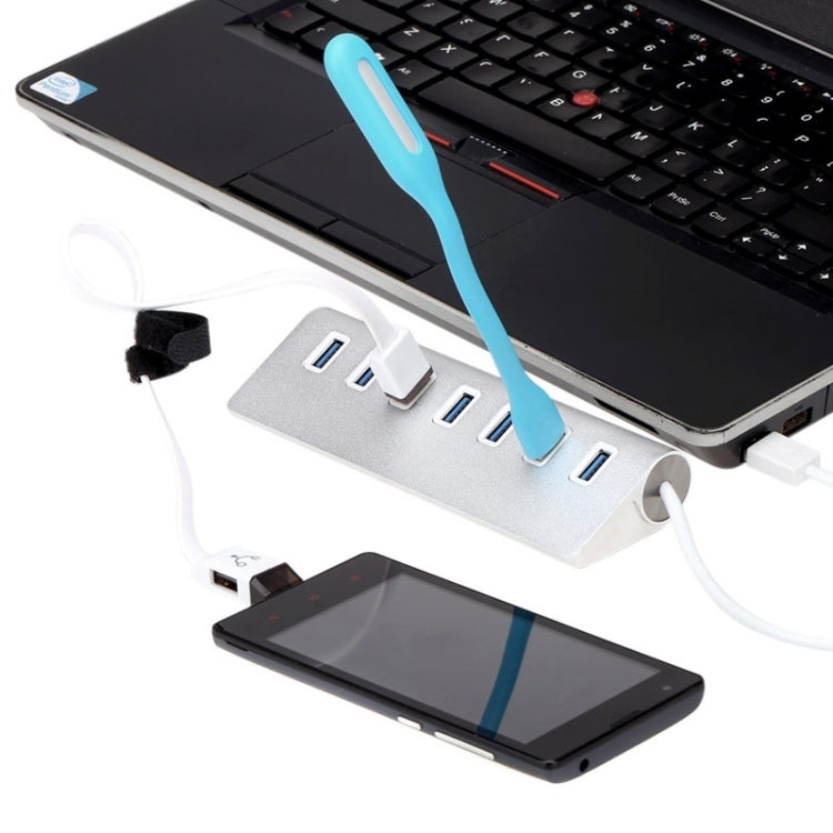 High Speed 5Gbps 7 Ports USB 3.0 HUB Portable Aluminum USB Splitter, Support 2TB