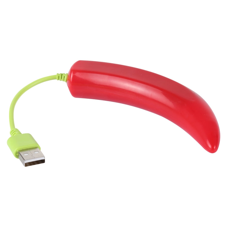 Chili Style 4-Port USB 2.0 HUB, 480Mbps High-Speed, Plug and Play(Red)