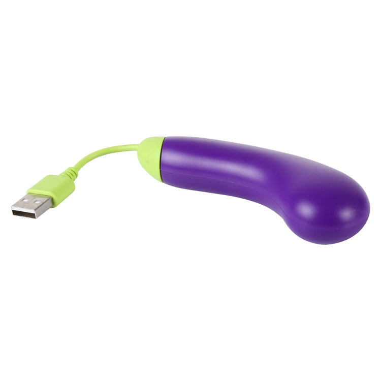 Eggplant Style 4-Port USB 2.0 HUB, 480Mbps High-Speed, Plug and Play