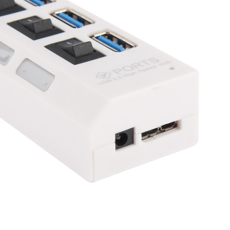 4 Ports USB 3.0 HUB, Super Speed 5Gbps, Plug and Play, Support 1TB