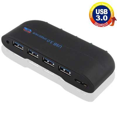 USB 3.0 4 Port HUB up to Super High Speed 5Gbps Support Win7