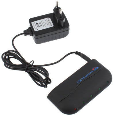 USB 3.0 4 Port HUB up to Super High Speed 5Gbps Support Win7