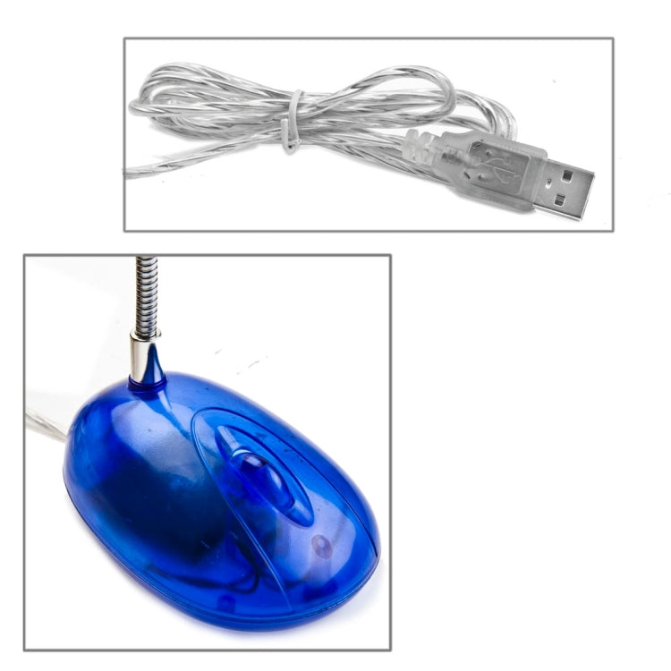 USB 10 LED Desk Reading Lamp for PC Laptop(Blue)