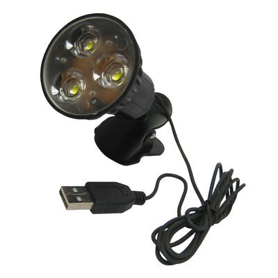 USB Super Bright 6 LED Lamp Light for PC Laptop(Black)