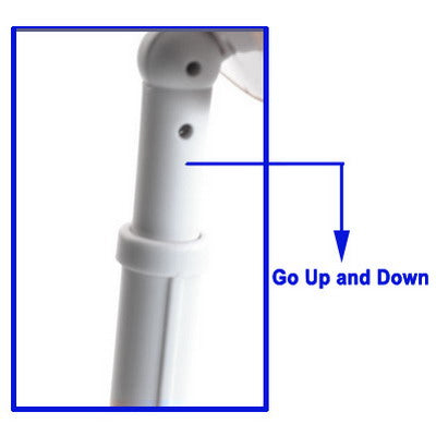 USB Powered Cartoon Panda 10 LED Desk Lamp with Mirror