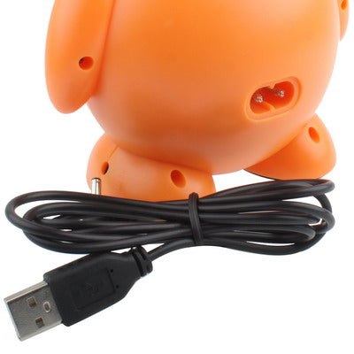 USB Powered Cartoon Panda 10 LED Desk Lamp with Mirror