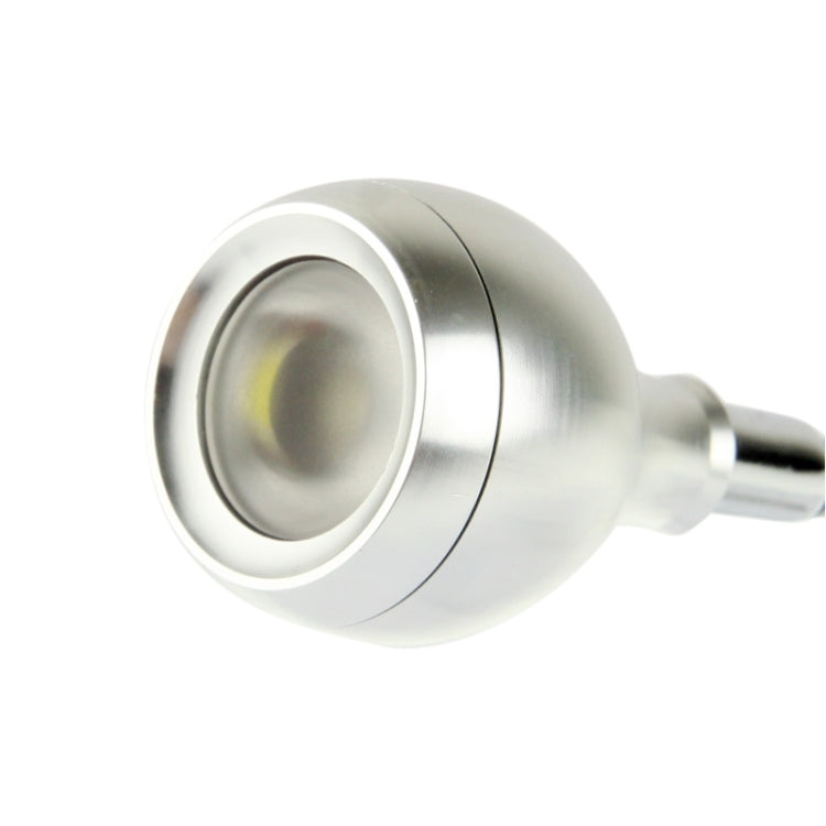 1W USB Flexible Neck LED Light Lamp, 95LM, 360 Degree Rotational, White Light