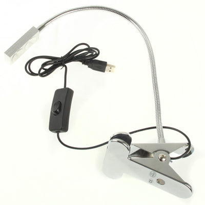 2 x 1W USB LED Table Lamp with Clip and Switch