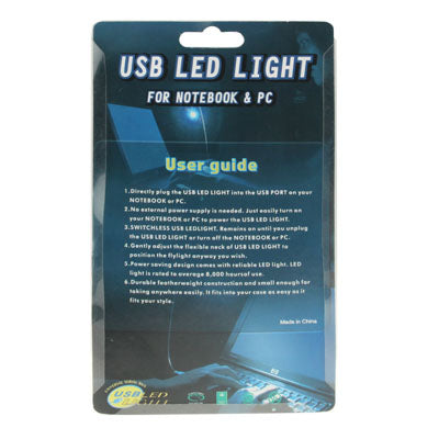 USB Laptop LED Light, Metal Flexible Tube, 3 LED, Metal Tube: Around 28cm