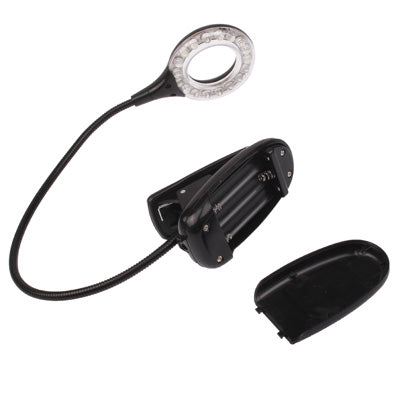 USB 18 LED Super Light Laptop Lamp with Clip(Black)