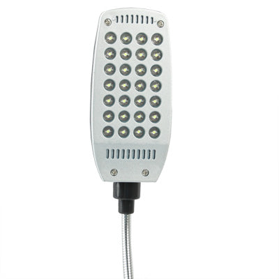 USB Folding Variety Bending Desk Light, 28 LED with Clip, Flexible Metal Tube