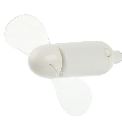 2 in 1 (USB Flexible Light & Fan)(White)