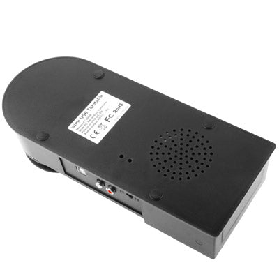 EC008B, USB Mini Phonograph / Turntable / Vinyl Turntables Audio Player, Support Turntable Convert LP Record to CD or MP3 Function(Black)