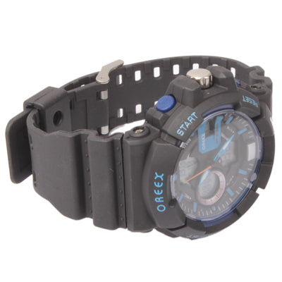 Electronic Quartz Sport  Watch with Silicone Watchband