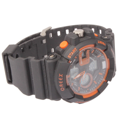 Electronic Quartz Sport  Watch with Silicone Watchband