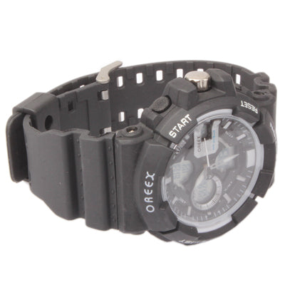 Electronic Quartz Sport  Watch with Silicone Watchband
