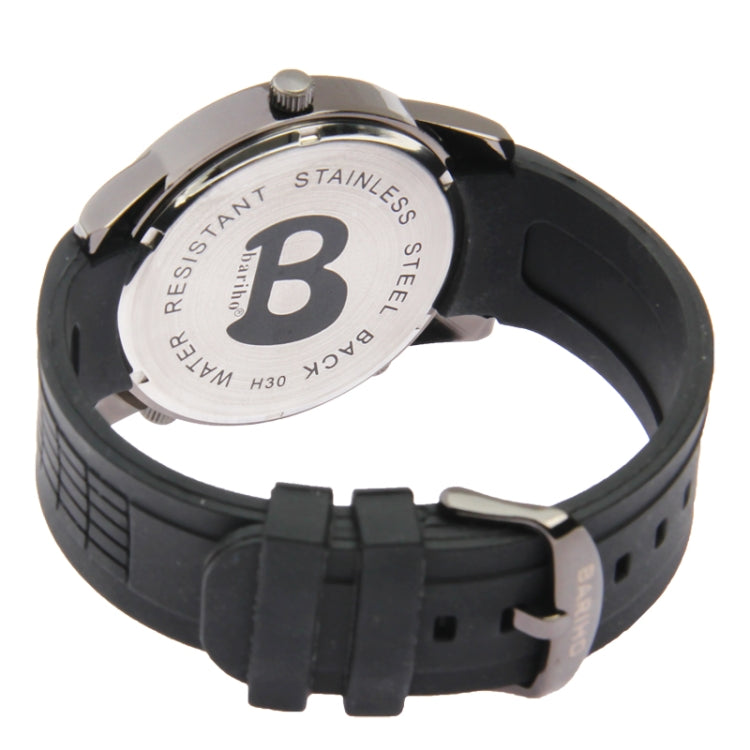 Fashion 3 Dial Quartz Wrist Calendar Watch with Silicone Strap