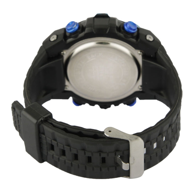 Sport Waterproof Watch with Stainless Steel Back Cover