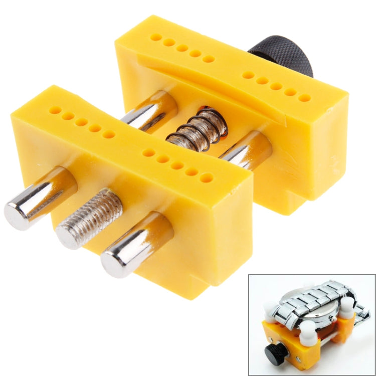 Portable Watch Back Case Opener Holder Adjustable Repair Tool