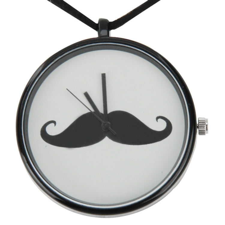 Effendi Little Mustache Pocket Watch Long Necklace Watch Gift for Children