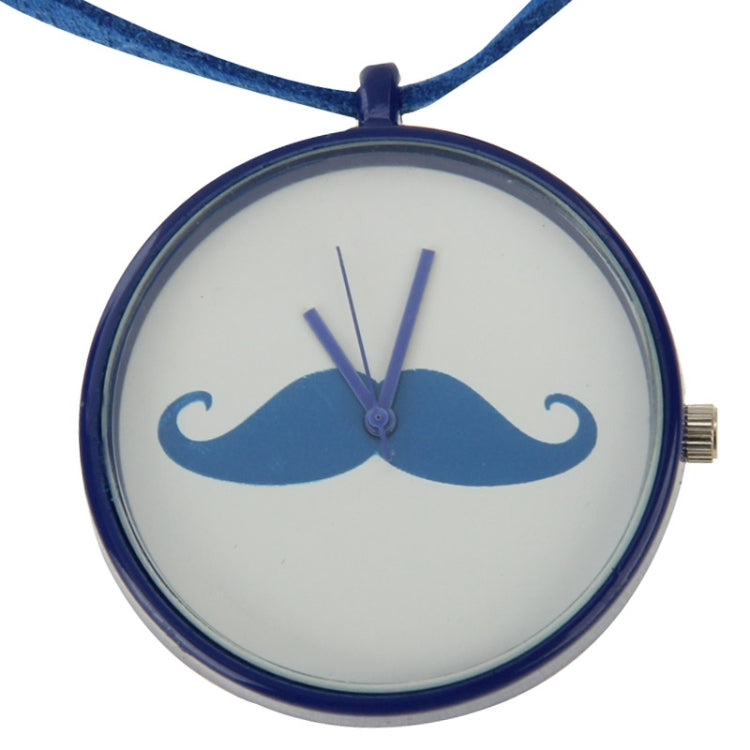 Effendi Little Mustache Pocket Watch Long Necklace Watch Gift for Children