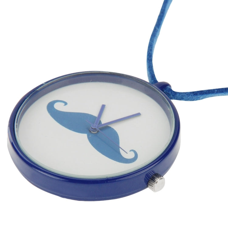Effendi Little Mustache Pocket Watch Long Necklace Watch Gift for Children