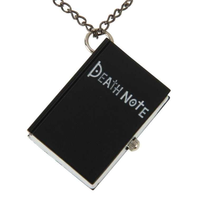 Vintage Unique Quartz Pocket Watch Death Note Pendant Necklace Watch