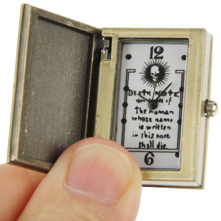 Vintage Unique Quartz Pocket Watch Death Note Pendant Necklace Watch