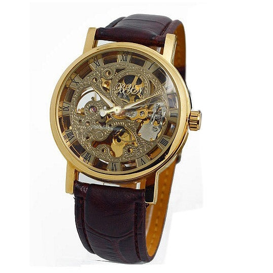 Water Resistant Skeleton Watch
