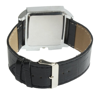 Stylish Quartz Wrist Watch with Leather Band
