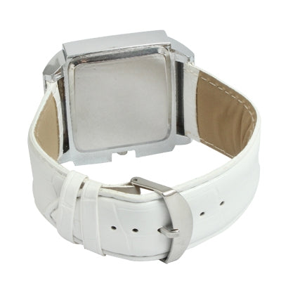 Stylish Quartz Wrist Watch with Leather Band