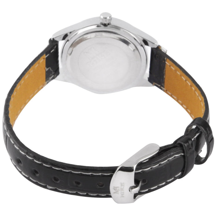 Black Dial Women Quartz Leather Watch / Couple Watch (8804)