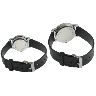 Classic Quartz Wrist Watch / Couple Watch + Synthetic Silicon Strap Watch
