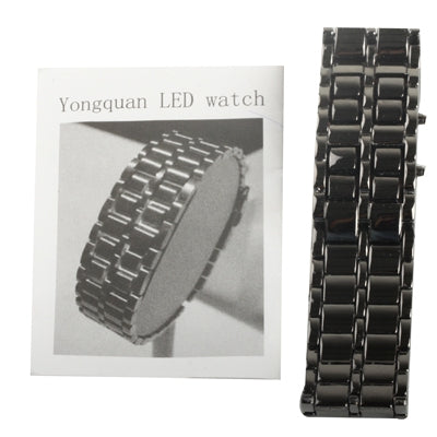 Iron Samurai - Japanese Inspired Blue LED Watch (Silver Gray)(Grey)