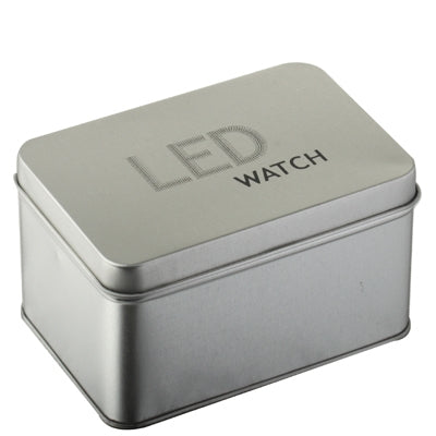 Iron Samurai - Japanese Inspired Blue LED Watch (Silver Gray)(Grey)