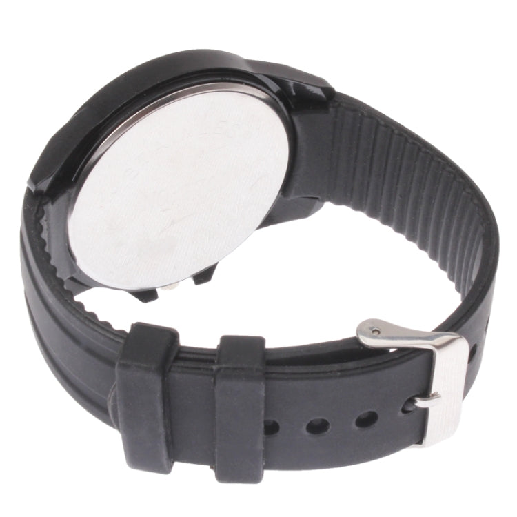 Classic Round Style Quartz Wrist Watch with Silicone Band