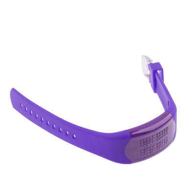 Blue LED Light Touch Button Watch with Silicon Watchband
