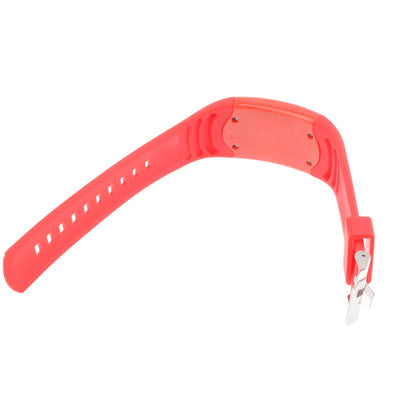 Blue LED Light Touch Button Watch with Silicon Watchband