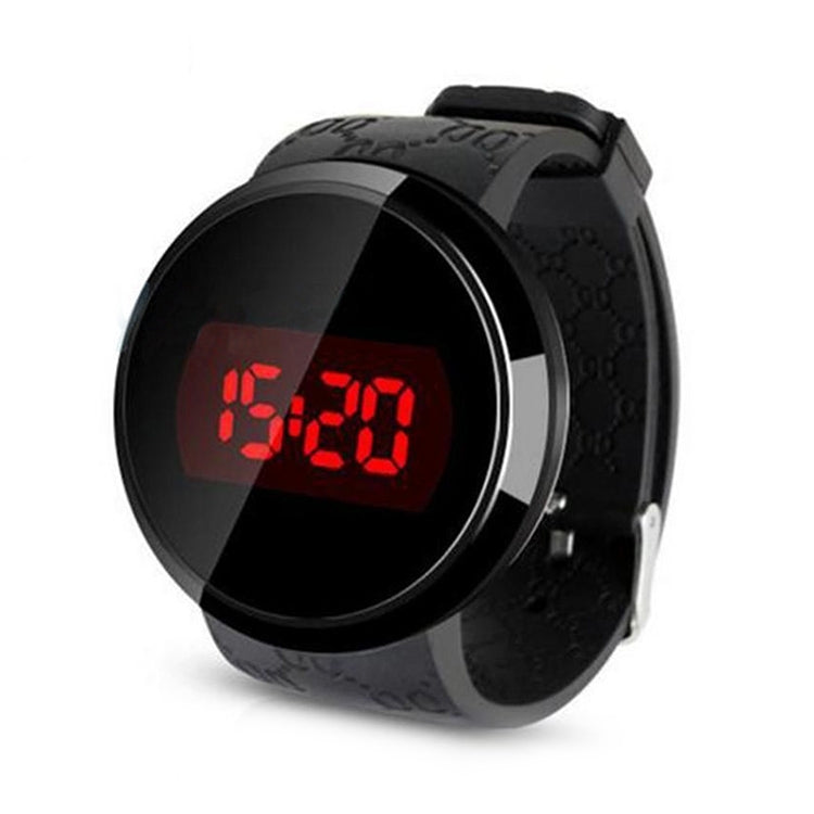 Touch Screen Unisex LED Digital Watch Wristwatch Timepiece Silicon Strap