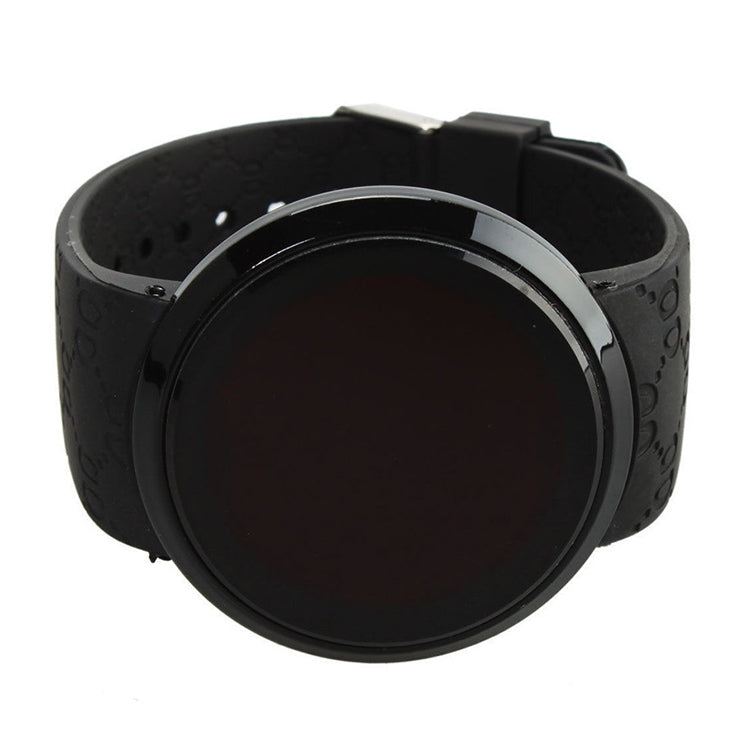 Touch Screen Unisex LED Digital Watch Wristwatch Timepiece Silicon Strap