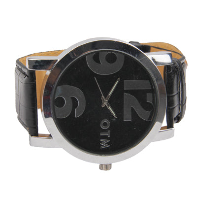 Digital Style Unisex Quartz Wrist Watch with Leather Band Strap for Girl Boy